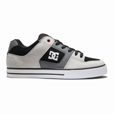 DC Pure Men's Black/Grey Sneakers Australia SYF-598